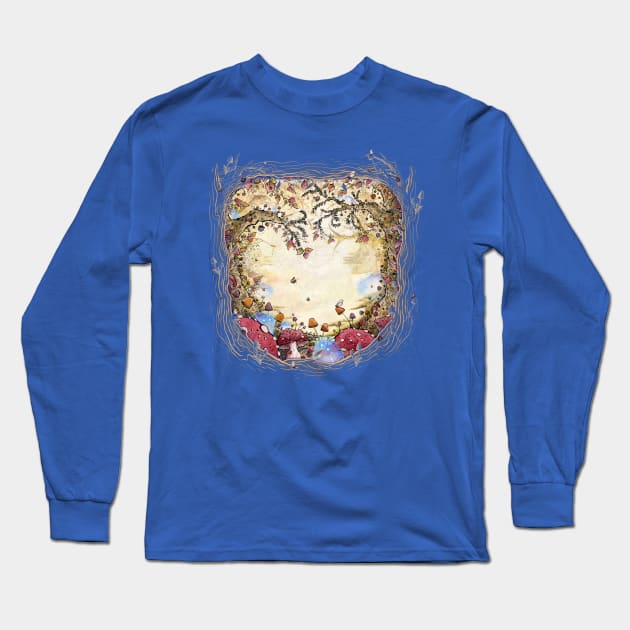 A Watchful Forest Long Sleeve T-Shirt by TaylorRoseMakesArt